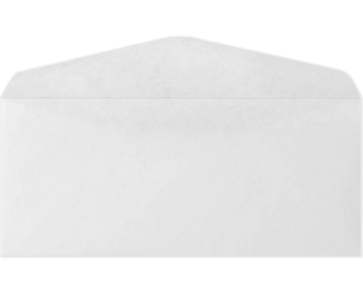 White 24lb #9 Regular Envelopes (3 7/8 x 8 7/8)
