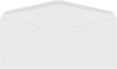 White 24lb #9 Regular Place Stamp Here Envelopes (3 7/8 x 8 7/8)
