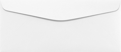 White 24lb #9 Regular Place Stamp Here Envelopes (3 7/8 x 8 7/8)