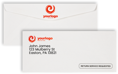 White 24lb #10 Regular Return Services Requested Envelopes (4 1/8 x 9 1/2)