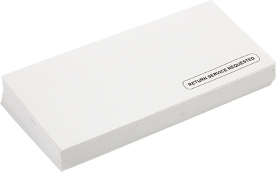 White 24lb #10 Regular Return Services Requested Envelopes (4 1/8 x 9 1/2)