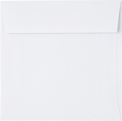 White 28lb 4 1/2 x 4 1/2 Square Envelopes