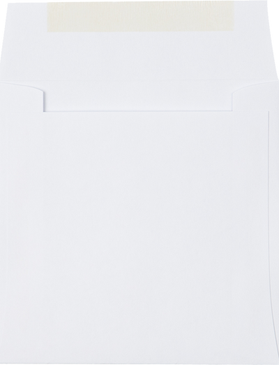 White 28lb 4 1/2 x 4 1/2 Square Envelopes