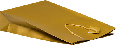 Gold X-Large Matte Vertical Gift Bags (13 x 18 x 4)
