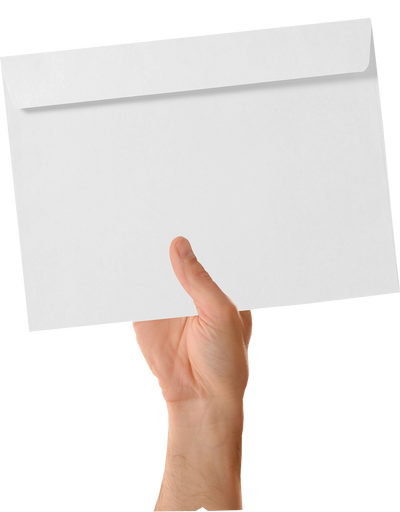 White 28lb 10 x 15 Booklet Envelopes