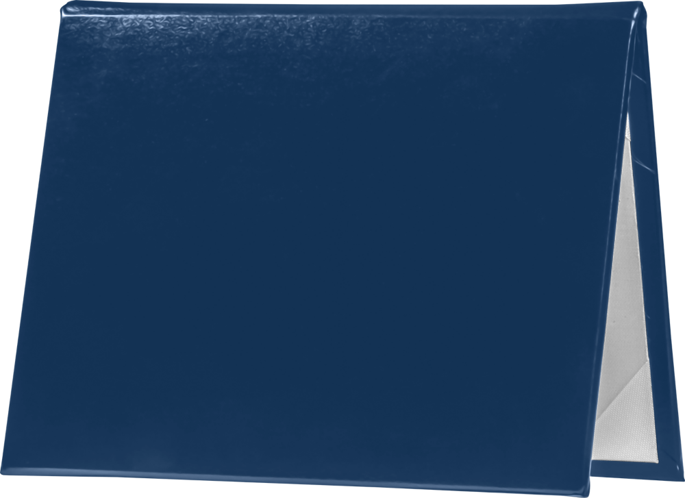 9 x 11 1/2 Landscape Padded Diploma Covers (Holds 8 1/2 x 11 Document) - Royal Blue