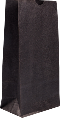 Black Kraft Small Paper Lunch Bags (4 1/4 x 5 1/2 x 2 3/8)