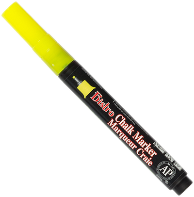 Neon Yellow Extra Fine Point Bistro Chalk Marker