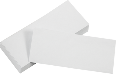 White with Security Tint 24lb #10 Regular Envelopes (4 1/8 x 9 1/2)