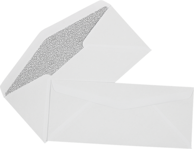 White with Security Tint 24lb #10 Regular Envelopes (4 1/8 x 9 1/2)
