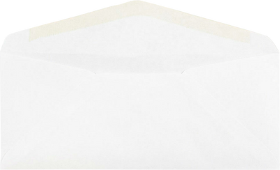 White 24lb #11 Regular Envelopes (4 1/2 x 10 3/8)