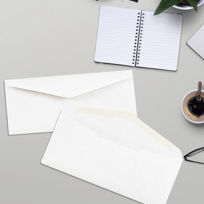 White 24lb #11 Regular Envelopes (4 1/2 x 10 3/8)