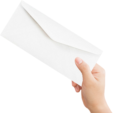 White 24lb #11 Regular Envelopes (4 1/2 x 10 3/8)