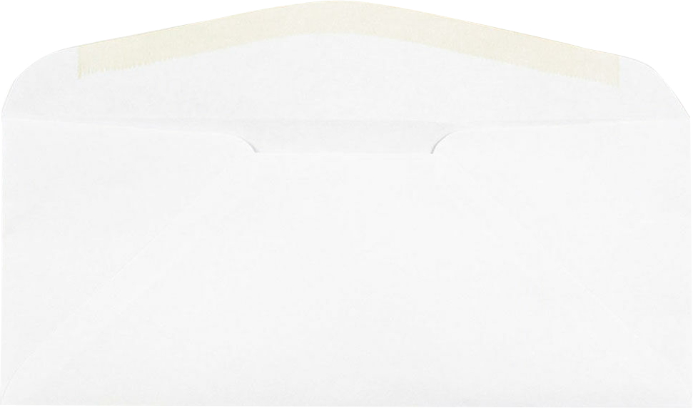 White 24lb #12 Regular Envelopes (4 3/4 x 11)