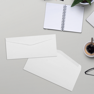 White 24lb #12 Regular Envelopes (4 3/4 x 11)
