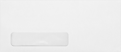 White 24lb #9 Window Envelopes (3 7/8 x 8 7/8)