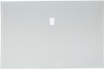 Clear 12 x 18 Booklet Plastic Envelopes with Hook and Loop Closure