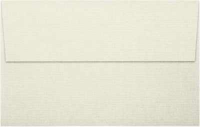 Natural Linen 32lb A10 Invitation Envelopes (6 x 9 1/2) with Peel & Seal