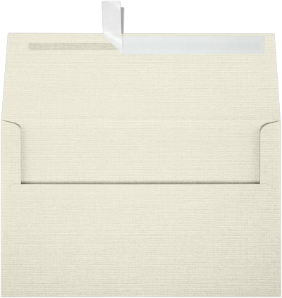 Natural Linen 32lb A10 Invitation Envelopes (6 x 9 1/2) with Peel & Seal