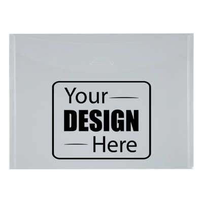 Clear Letter Booklet Plastic Envelopes (9 3/4 x 13) with Tuck Flap