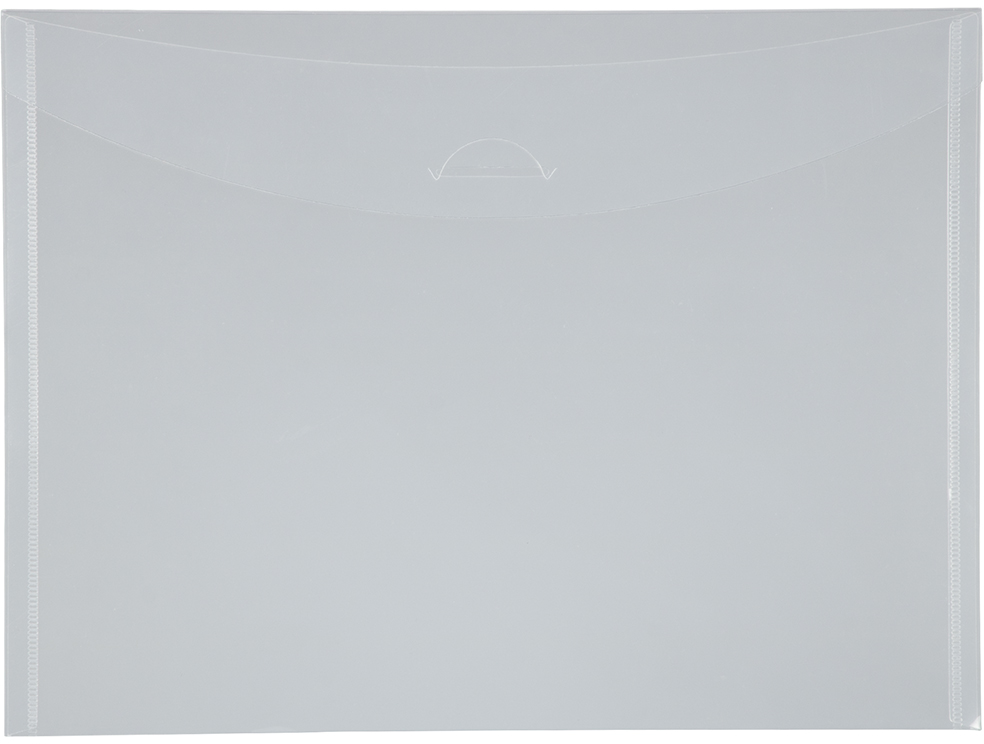 Clear Letter Booklet Plastic Envelopes (9 3/4 x 13) with Tuck Flap