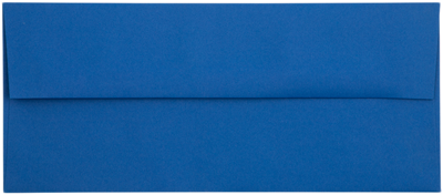 Presidential Blue 32lb #10 Square Flap Envelopes (4 1/8 x 9 1/2)