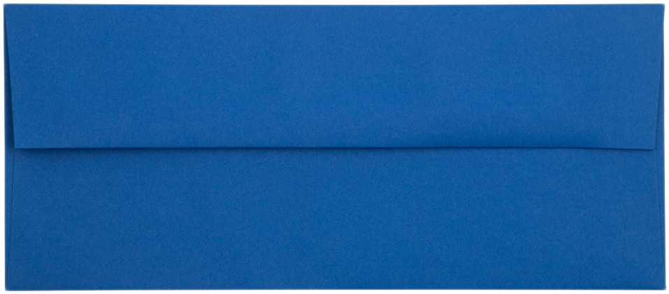 Presidential Blue 32lb #10 Square Flap Envelopes (4 1/8 x 9 1/2)