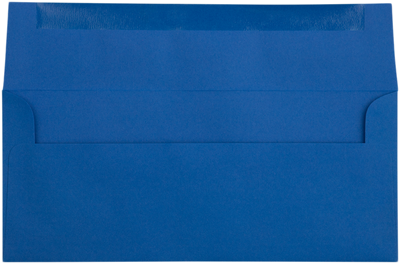 Presidential Blue 32lb #10 Square Flap Envelopes (4 1/8 x 9 1/2)