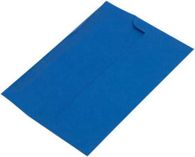 Presidential Blue 32lb #10 Square Flap Envelopes (4 1/8 x 9 1/2)