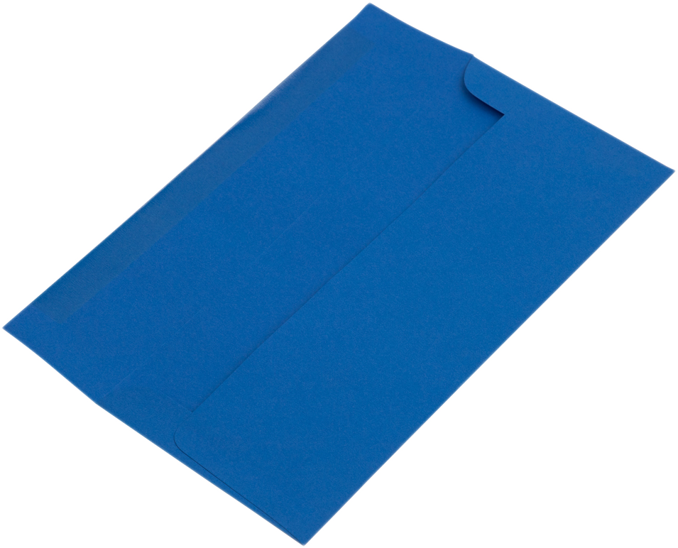 Presidential Blue 32lb #10 Square Flap Envelopes (4 1/8 x 9 1/2)