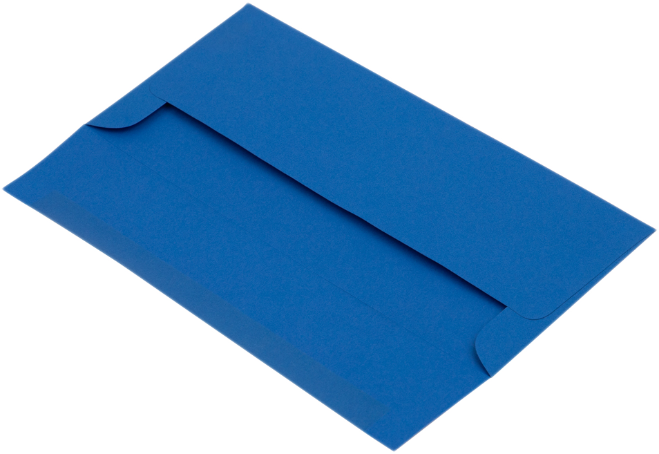 Presidential Blue 32lb #10 Square Flap Envelopes (4 1/8 x 9 1/2)