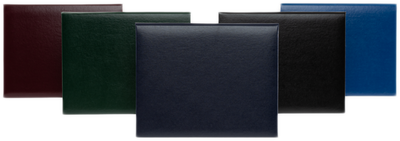 11 1/2 x 14 1/2 Landscape Padded Diploma Covers (Holds 11 x 14 Document) - Maroon