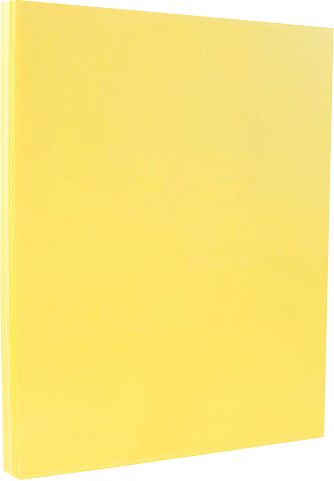 Canary Yellow 110lb 8 1/2 x 11 Cardstock