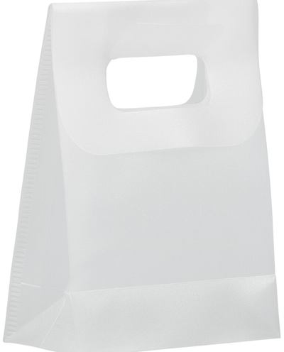 Clear Frosted Small Plastic Lunch Bags (3 x 4 x 1 1/2)