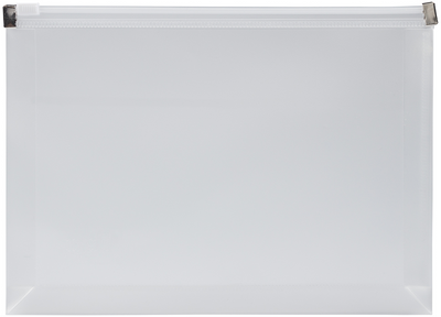 Clear 4 1/2 x 6 1/2 Booklet Plastic Envelopes with Zip Closure
