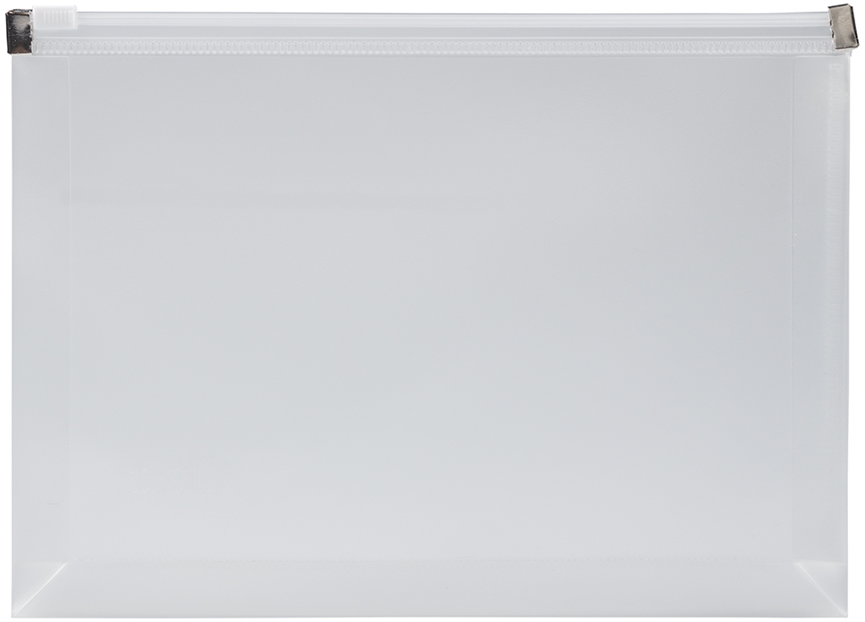 Clear 4 1/2 x 6 1/2 Booklet Plastic Envelopes with Zip Closure
