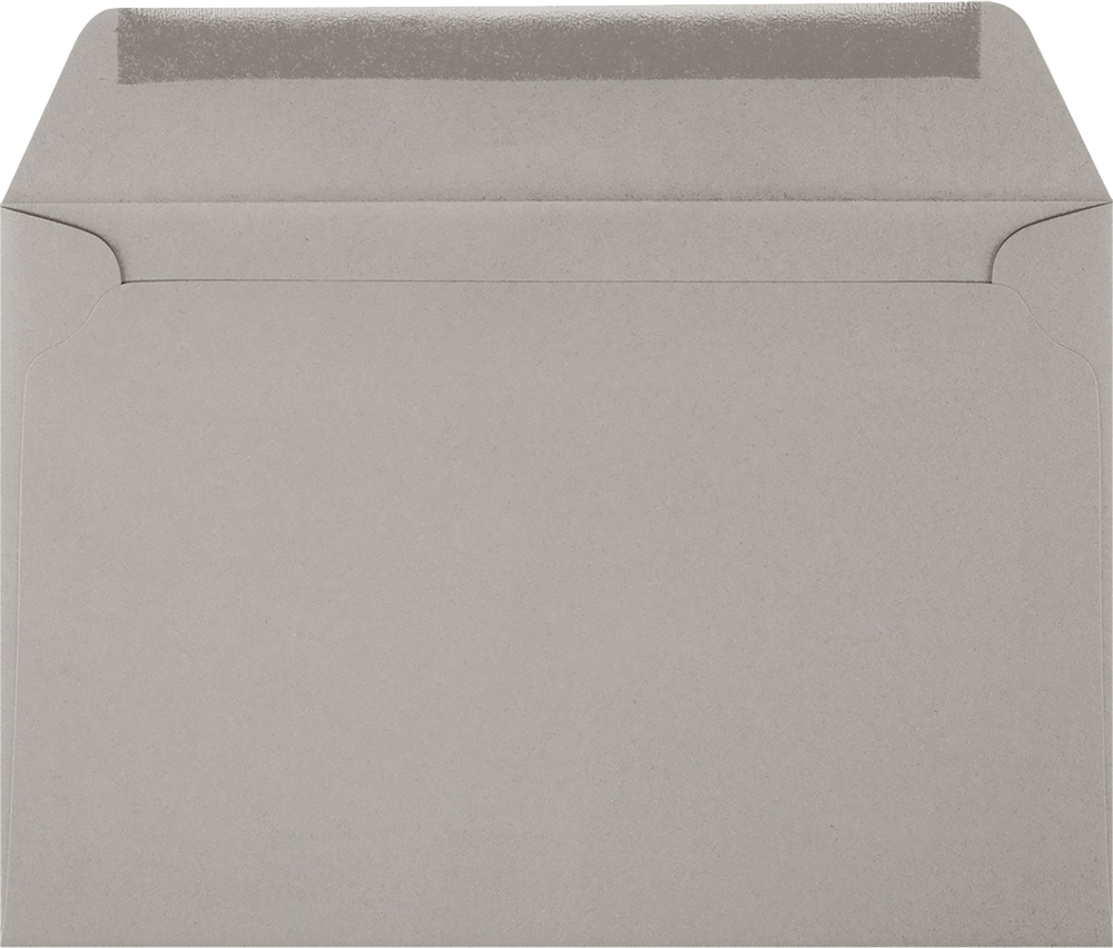 Pastel Gray 24lb 6 x 9 Booklet Envelopes