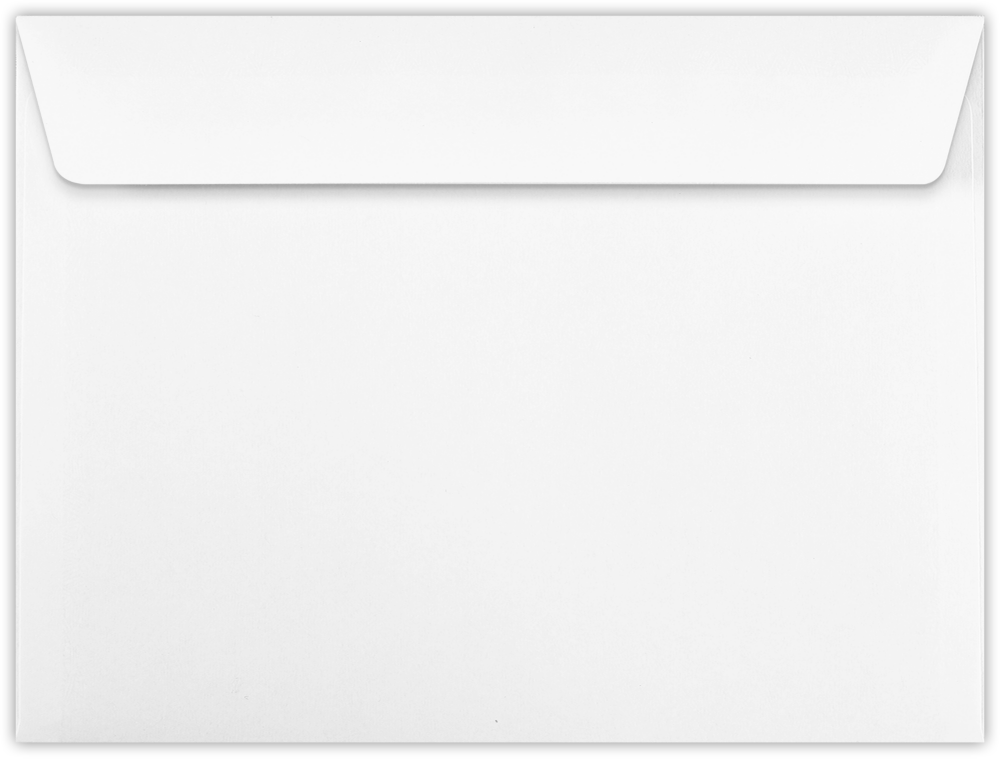 White with Security Tint 24lb 6 x 9 Booklet Envelopes