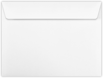 White with Security Tint 24lb 6 x 9 Booklet Envelopes