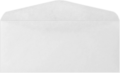 White Recycled 32lb #9 Regular Envelopes (3 7/8 x 8 7/8)
