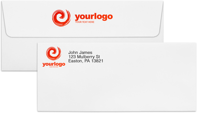 Premium White 32lb #10 Square Flap (4 1/8 x 9 1/2) with Peel & Seal