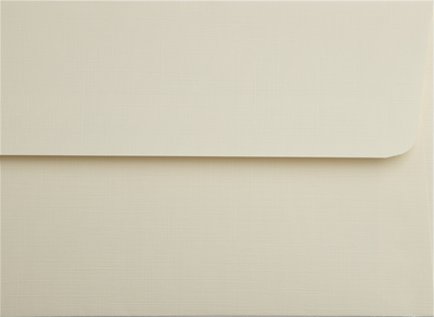 Natural Linen 32lb #10 Square Flap Envelopes (4 1/8 x 9 1/2) with Peel & Seal