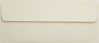 Natural Linen 32lb #10 Square Flap Envelopes (4 1/8 x 9 1/2) with Peel & Seal