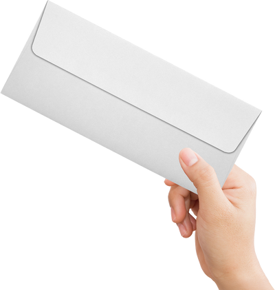 Pastel Gray 32lb #10 Square Flap Envelopes (4 1/8 x 9 1/2) with Peel & Seal