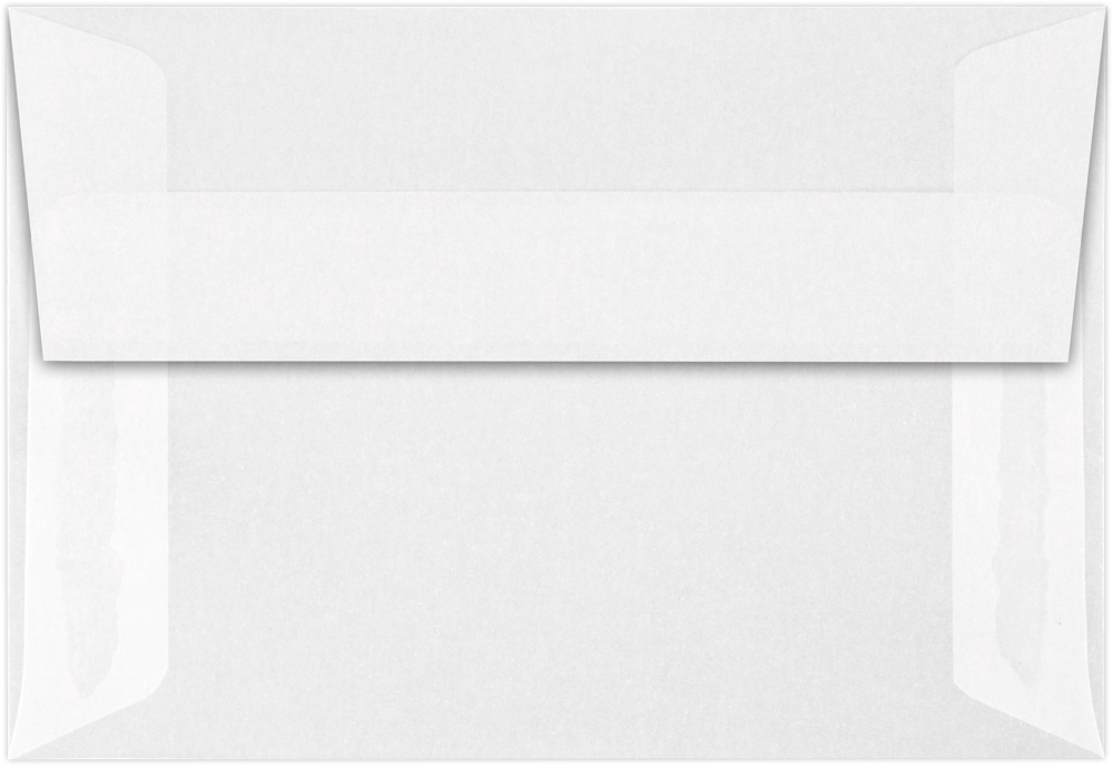 Clear Translucent 30lb A1 Invitation Envelopes (3 5/8 x 5 1/8) with Peel & Seal