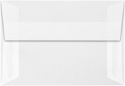 Clear Translucent 30lb A1 Invitation Envelopes (3 5/8 x 5 1/8) with Peel & Seal