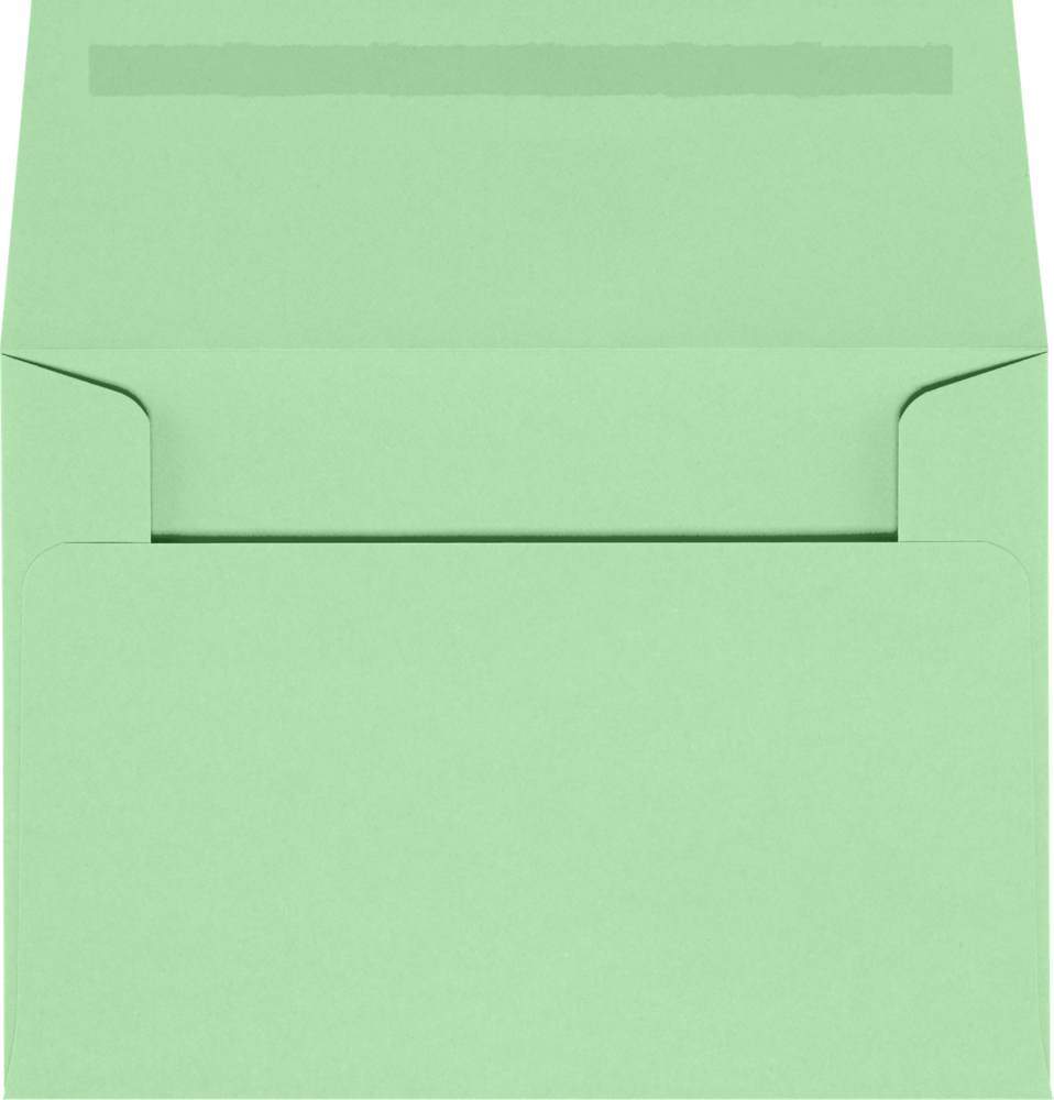 Pastel Green 24lb A1 Invitation Envelopes (3 5/8 x 5 1/8)