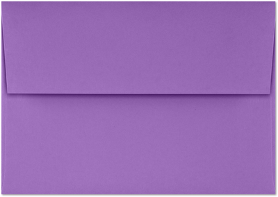 Violet Grape Purple 28lb A1 Invitation Envelopes (3 5/8 x 5 1/8) with Peel & Seal