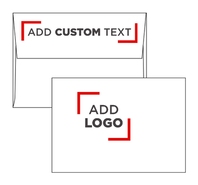 White 100% Cotton 32lb A1 Invitation Envelopes (3 5/8 x 5 1/8) with Peel & Seal