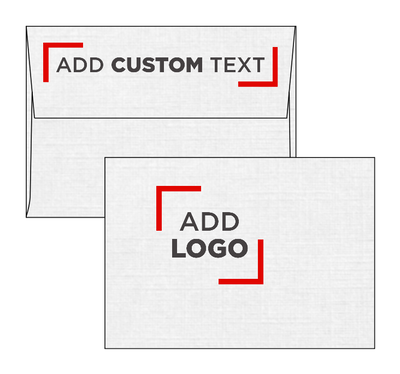 White Linen 32lb A1 Invitation Envelopes (3 5/8 x 5 1/8) with Peel & Seal